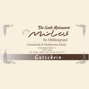 Mylos Restaurant-Gutschein